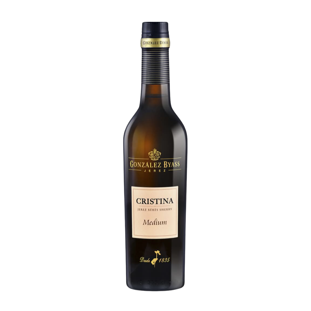 Wino wzmacniane Gonzalez Byass Cristina Sherry 17,5%  375 ml