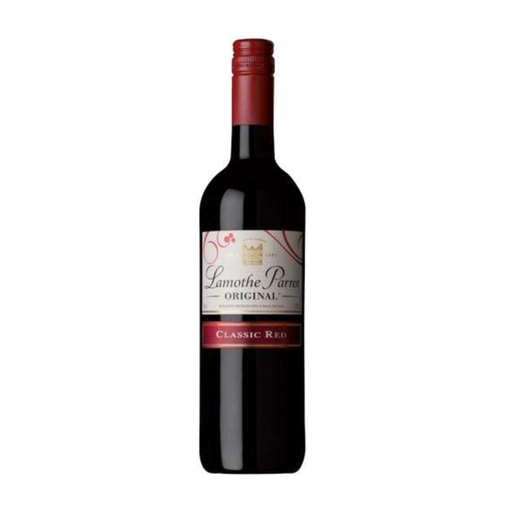 Wino Lamothe Parrot Classic Red 11% czerwone słodkie 750 ml