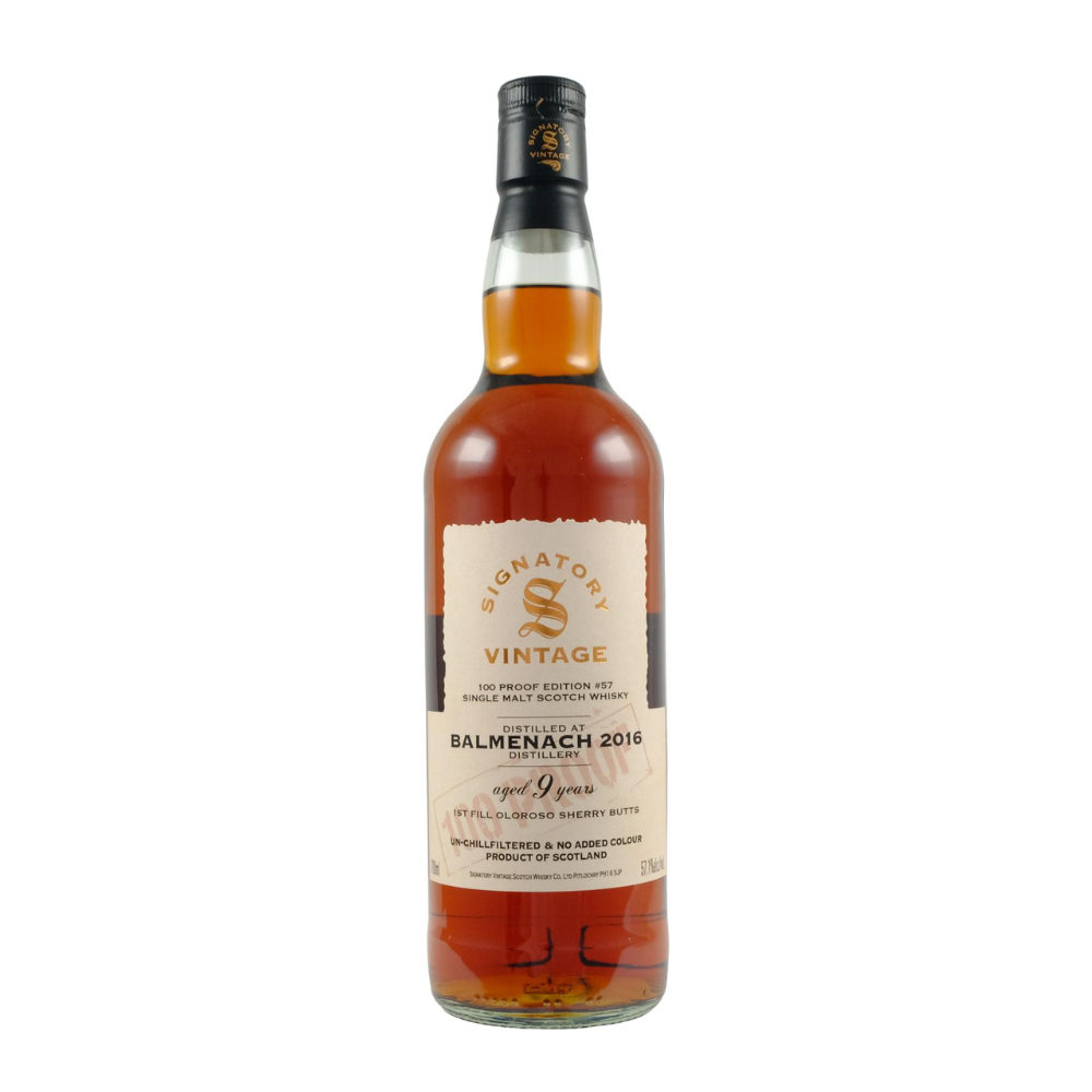 Whisky Signatory Vintage Balmenach 9YO 2016 57,1% 700 ml
