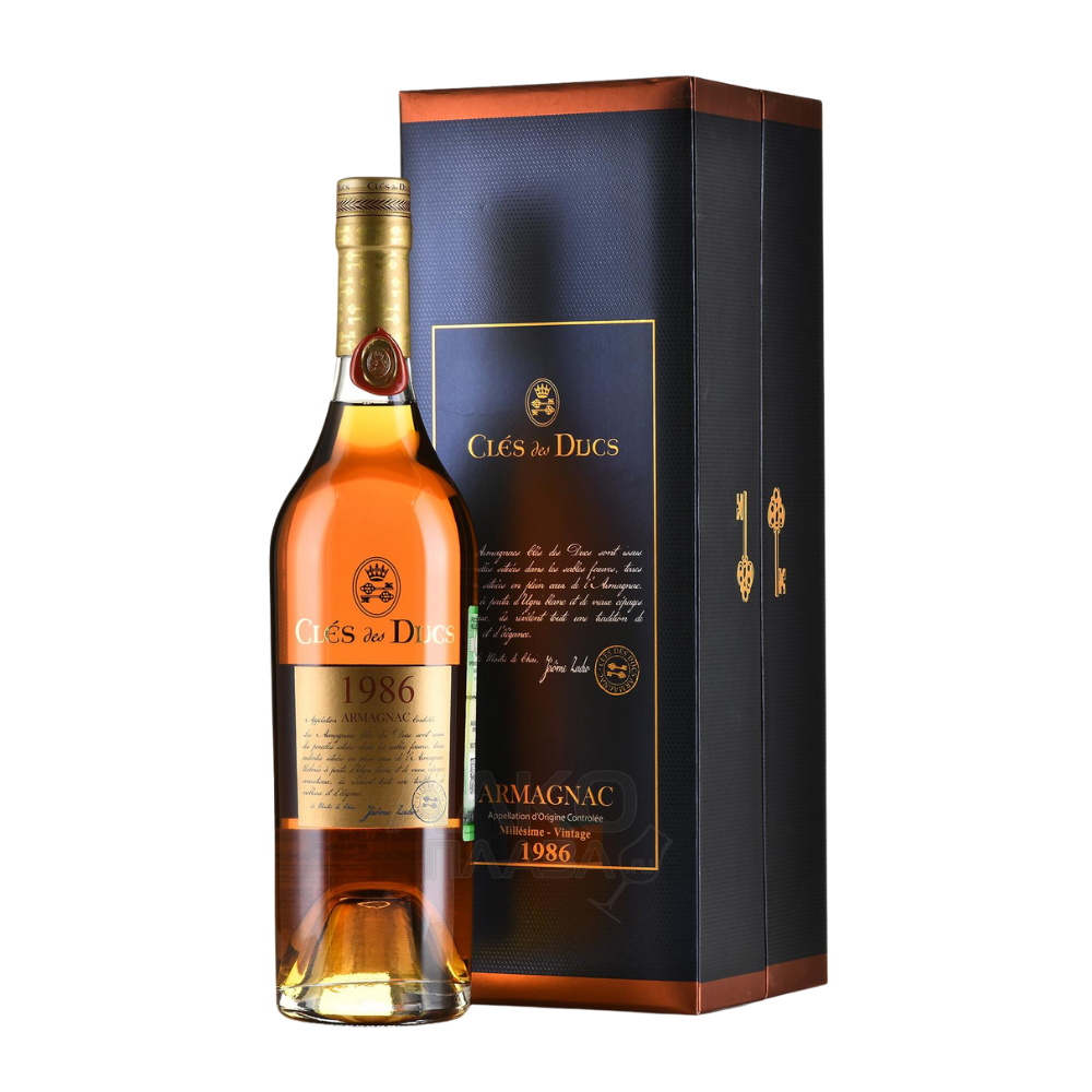 Wódka Armagnac Cles des Ducs 1986 40% 700 ml kartonik