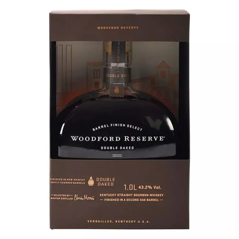Whisky Woodford Reserve Double Oaked 43,2% 1000 ml kartonik