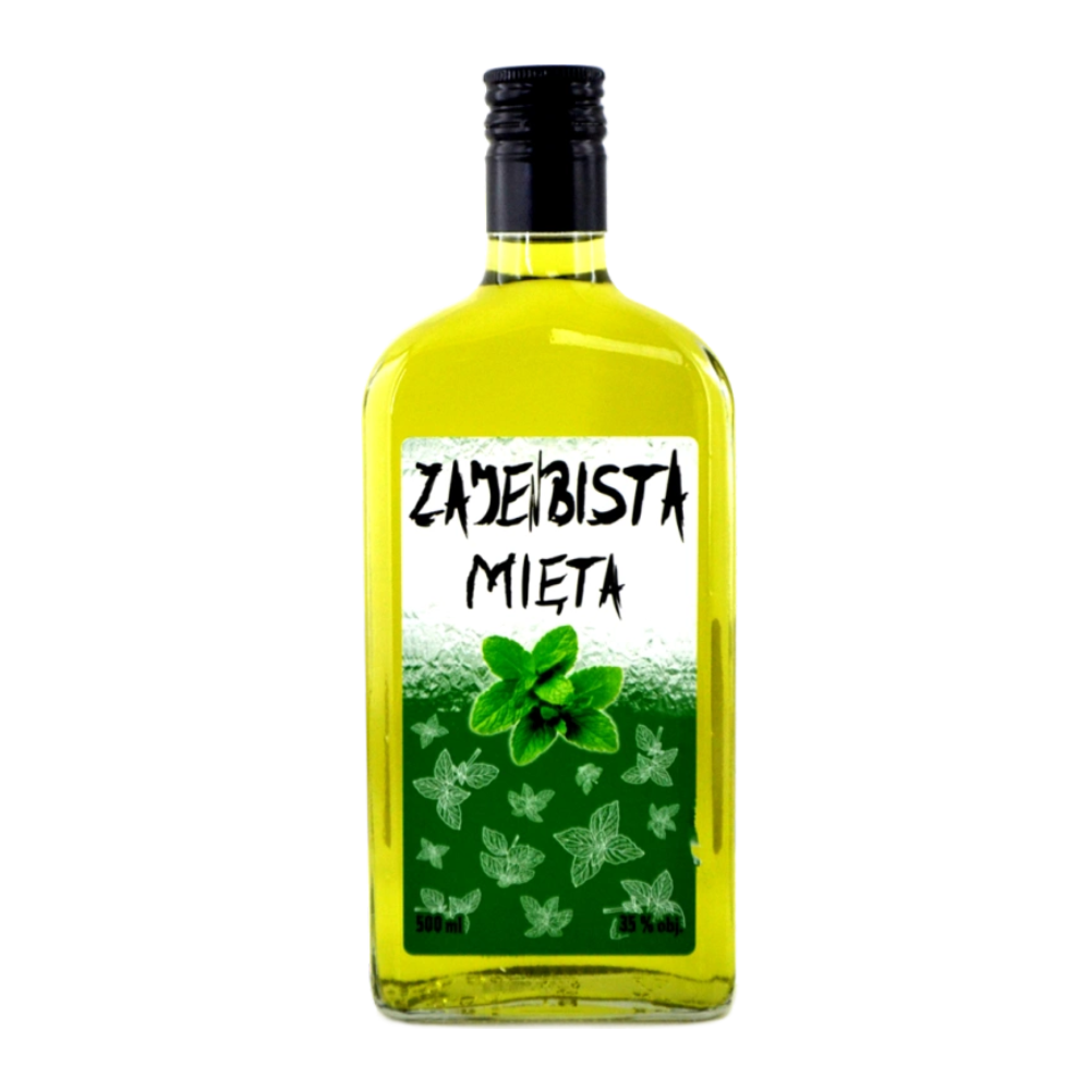 Likier Zajenbista Mięta 35% 500 ml