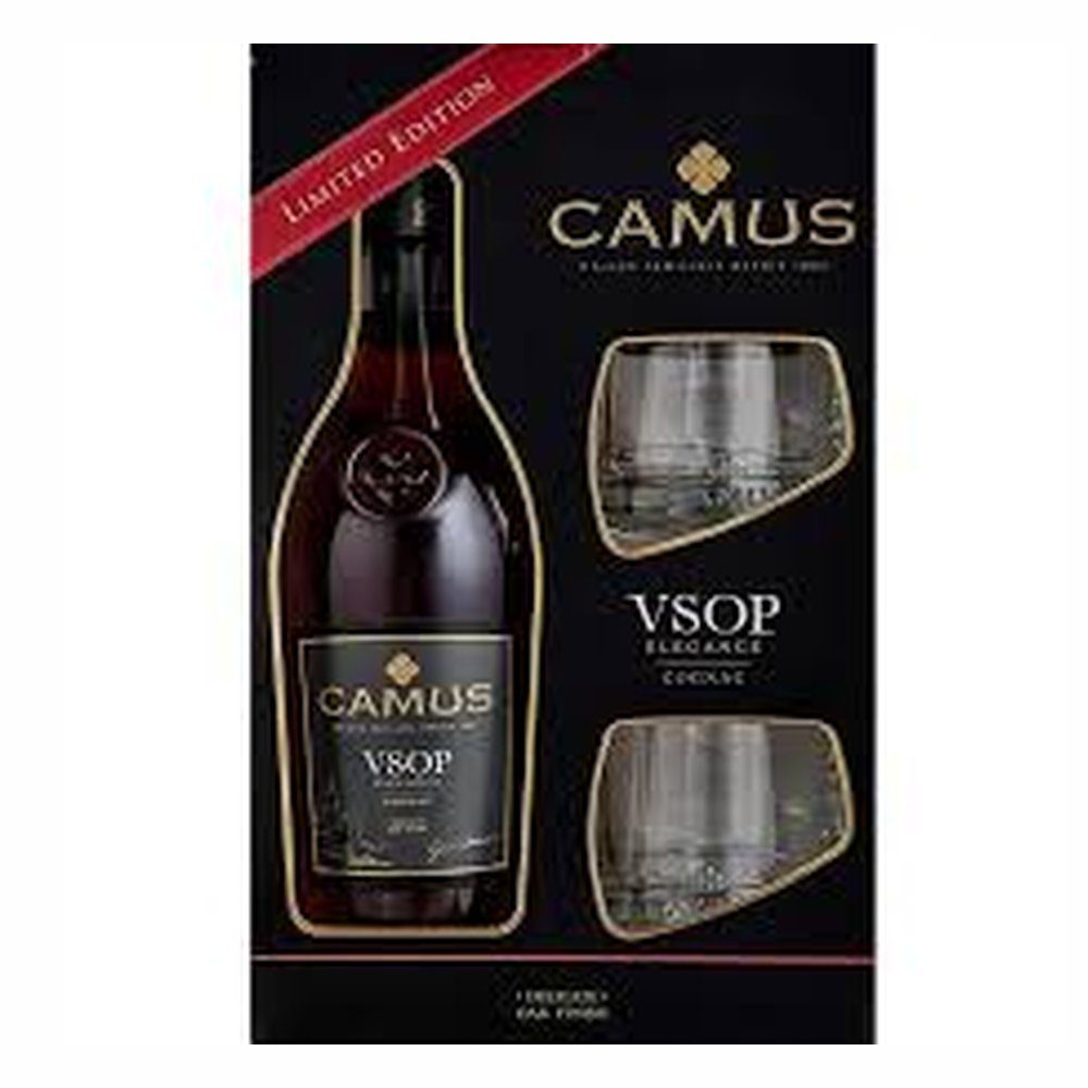Koniak Camus Vsop Elegance Karton+2 Szkl. 40% 700 ml