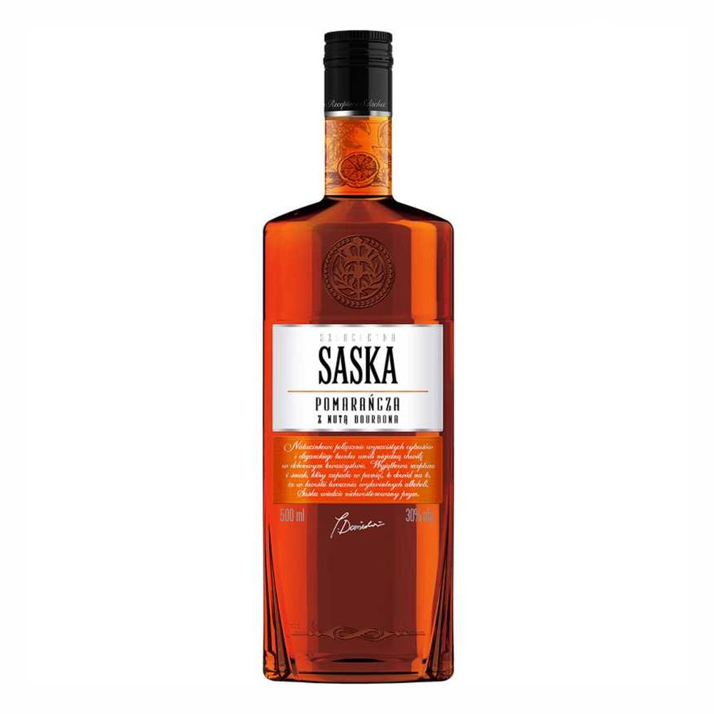 Saska Pomarańcza Z Nutą Burbona 30% 500 ml