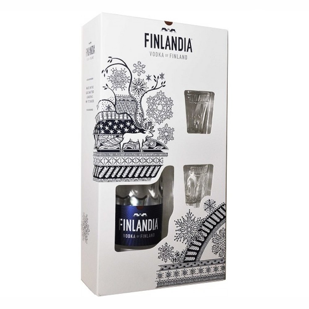 Wódka Finlandia +2 Kieliszki 40% 700 ml