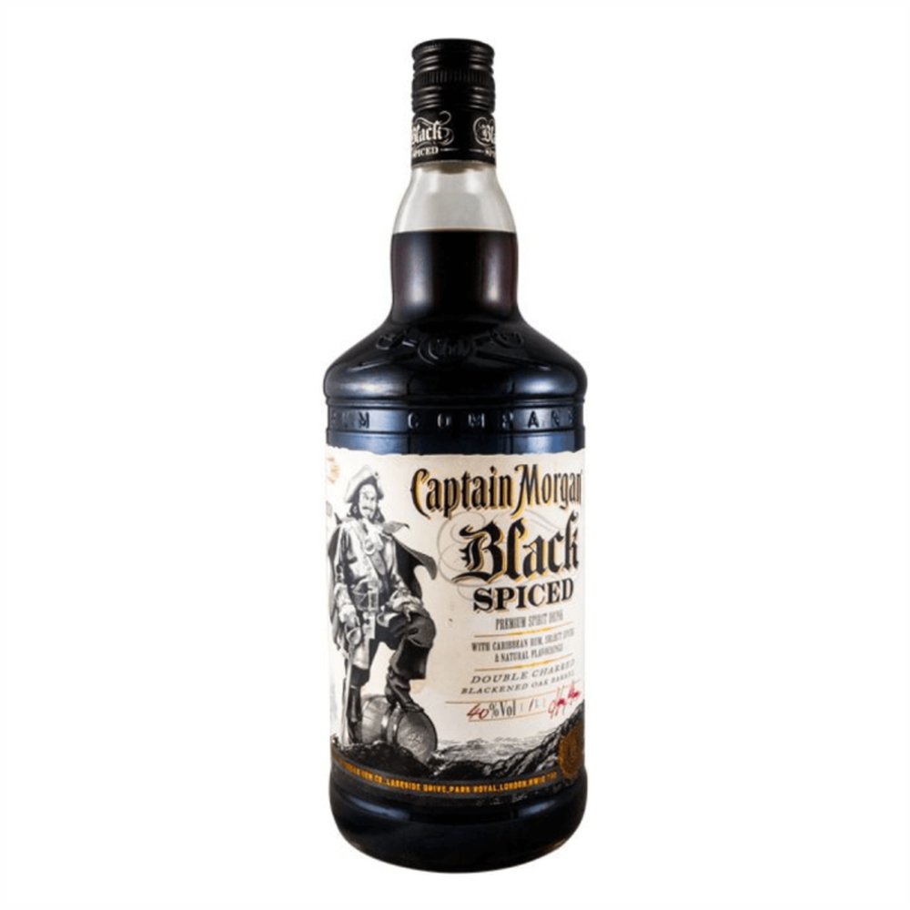 Rum Captain Morgan Black Spiced 40% 1000 ml