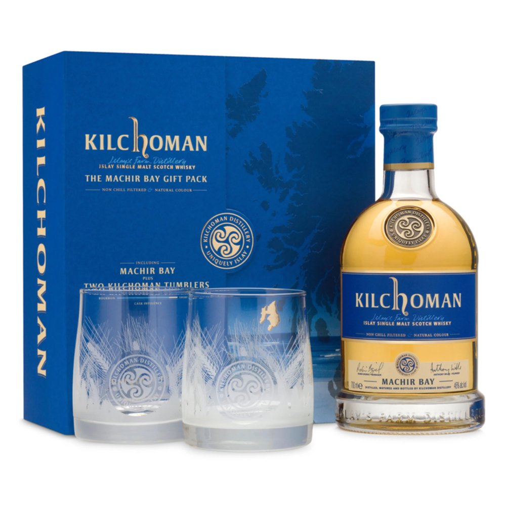 Whisky Kilchoman Machir Bay 46% 700 ml + 2 szklanki