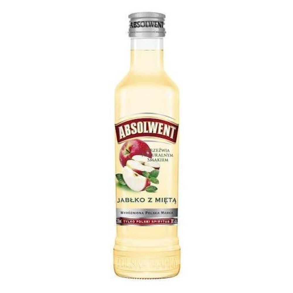 Wódka Absolwent Jabłko Z Miętą 30% 200 ml