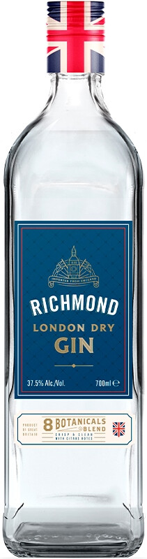 Gin Richmond London Dry 37,5 % 700 ml