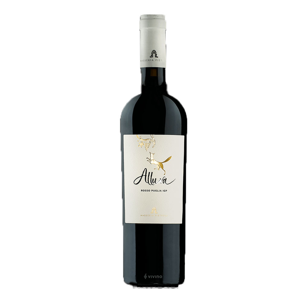 Wino Alluva Rosso Puglia IGP 14,5% wytrawne czerwone 750 ml
