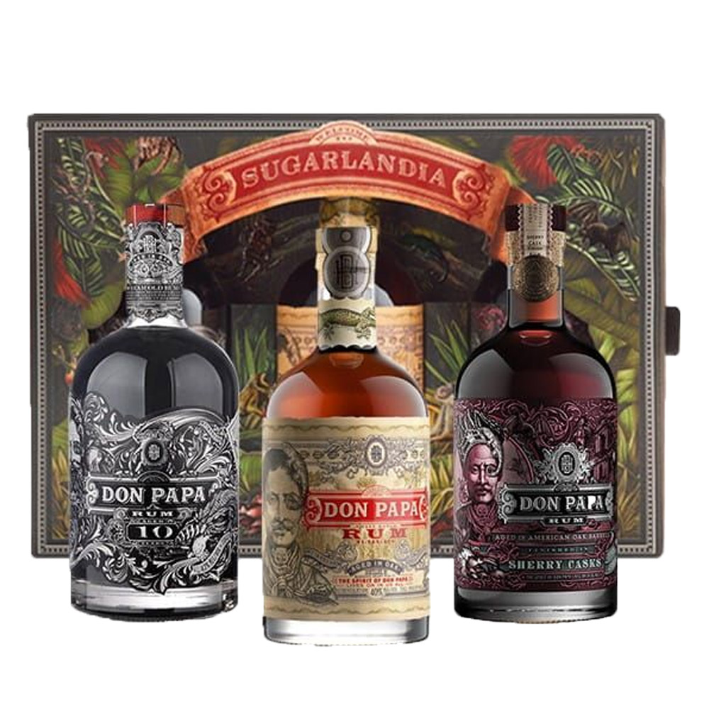 Rum Don Papa 41% Zestaw 3x 200 ml