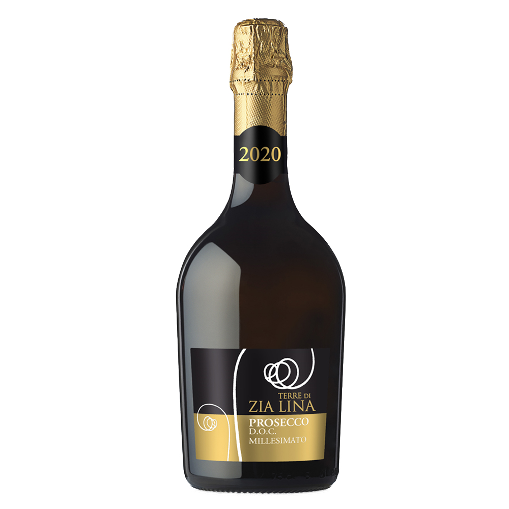 Wino Prosecco Terre Di Zia Lina Millesumato E.Dry  11,5% białe wytrawne 750 ml