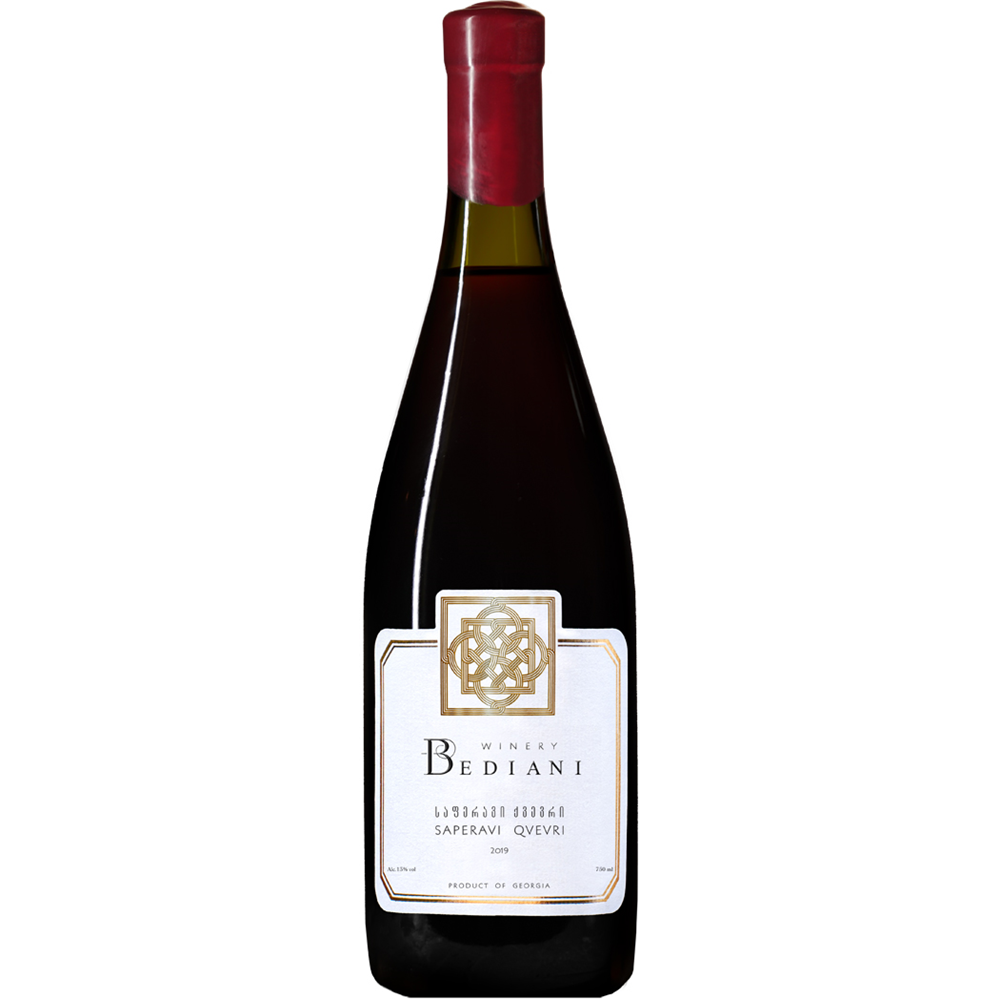 Wino Bediani Saperavi Qvevri Red Dry 13% czerwone wytrawne 750 ml