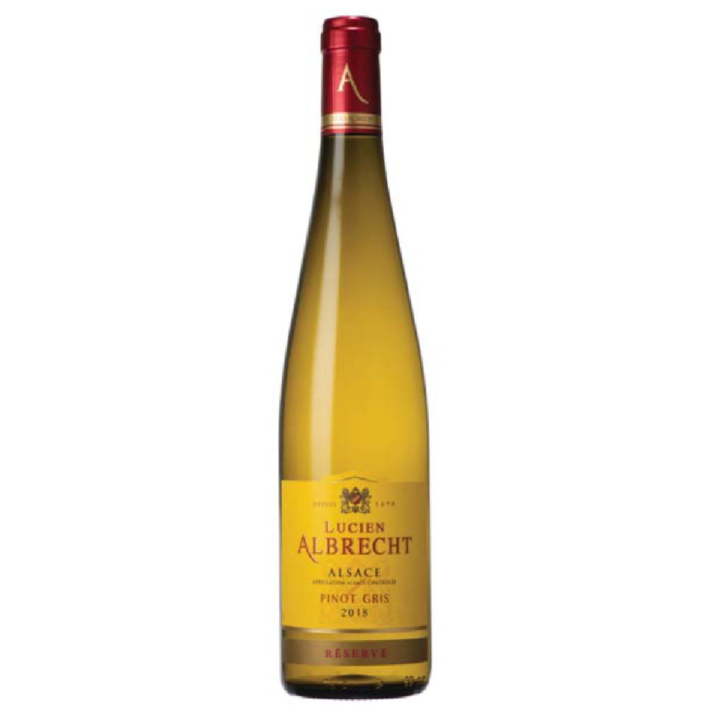 Wino Lucien Albrecht Res. Pinot Gris Alsace 14,5% białe wytrawne 750 ml