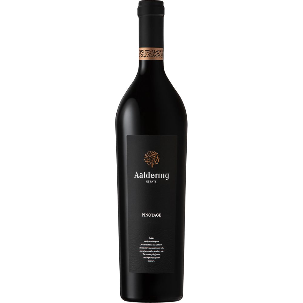 Wino Aaldering Pinotage 2018 14% czerwone wytrawne 750 ml