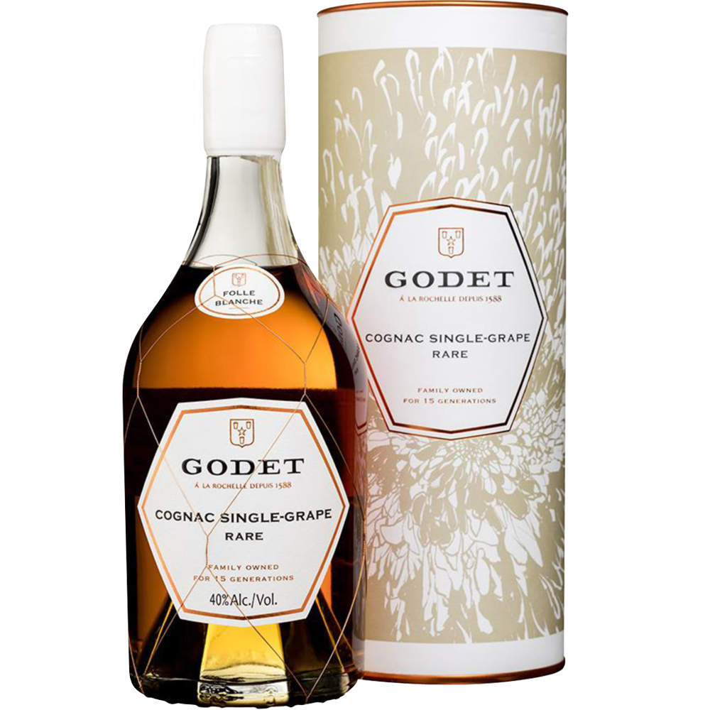 Koniak Godet Folle Branche 40% 700 ml tuba