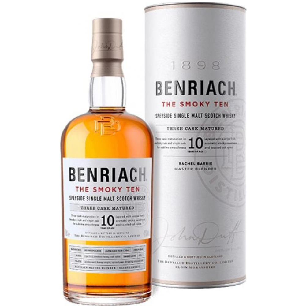 Whisky Benriach The Smoky Ten 10 YO 46% 700 ml Tuba