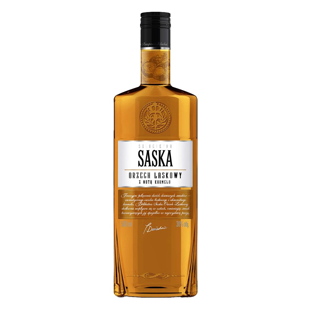 Saska Orzech Laskowy z Nutą Karmelu 30% 500 ml