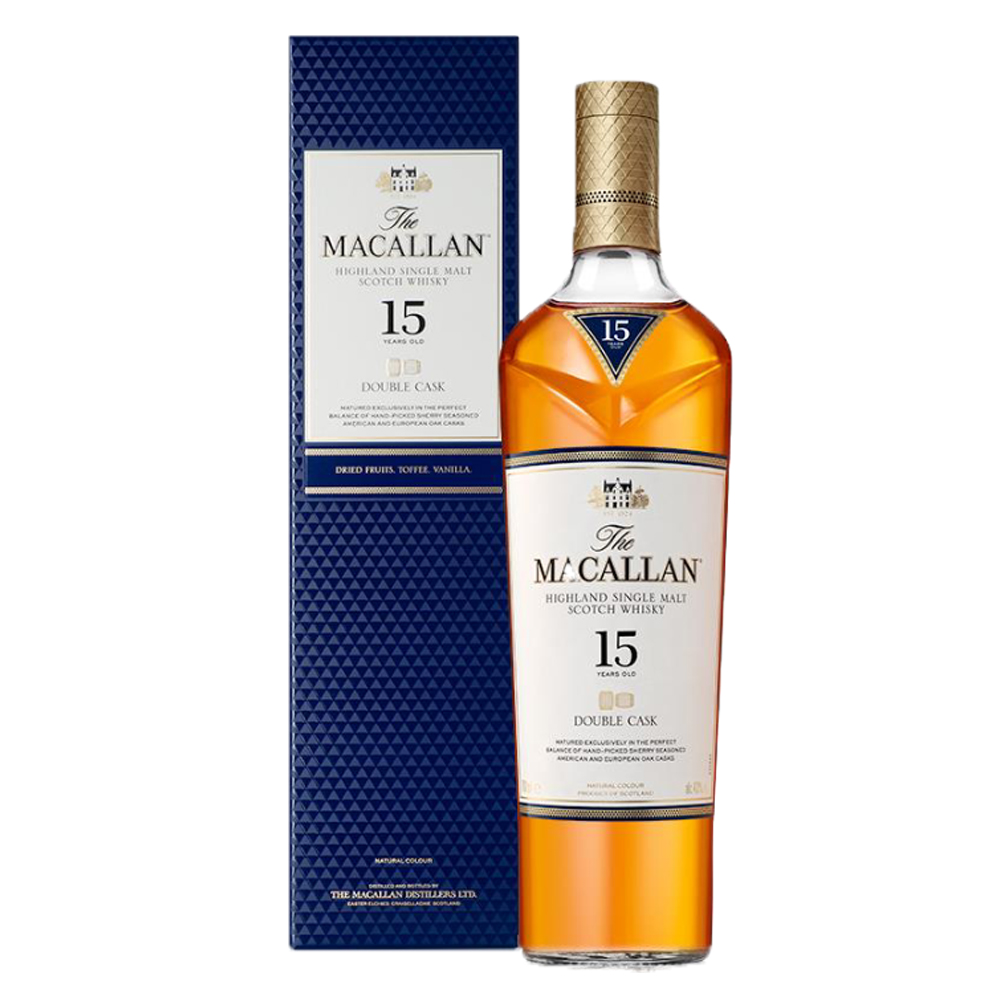 Whisky The Macallan 15 YO Double Cask 43% 700 ml kartonik