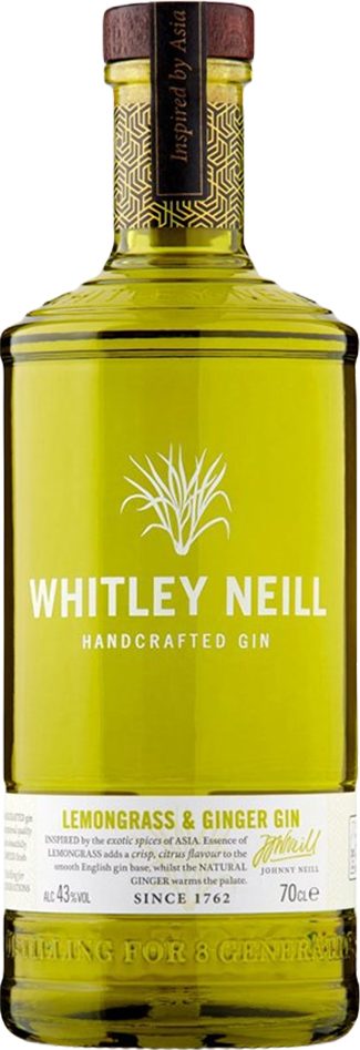 Gin Whitley Neill Lemongrass & Ginger 43% 700 ml