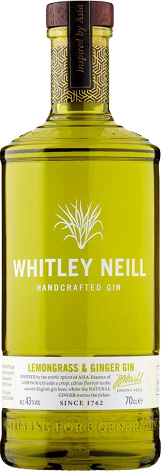 Gin Whitley Neill Lemongrass & Ginger 43% 700 ml
