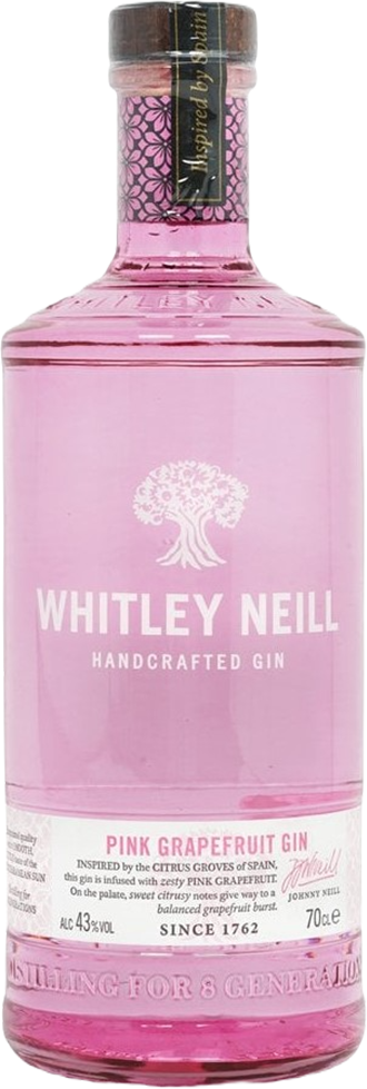 Gin Whitley Neill Pink Grapefruit 43% 700 ml