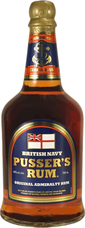 Rum Pusser's Blue Label 40% 700 ml