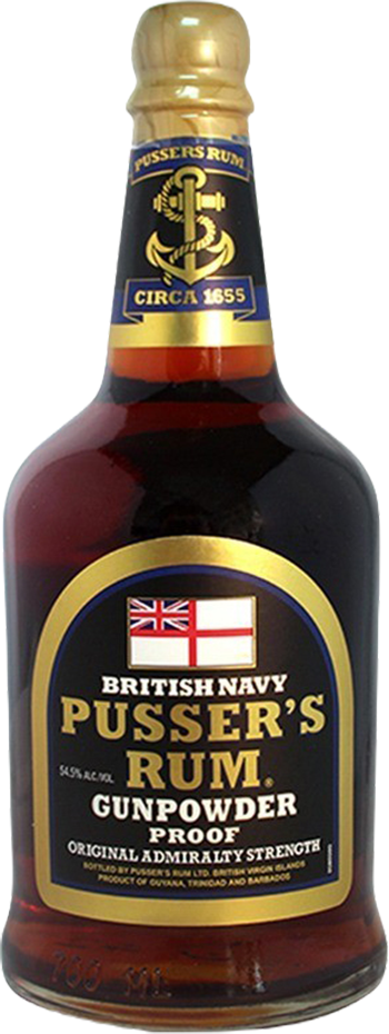 Rum Pusser's British Navy Gunpowder 54,5% 700 ml