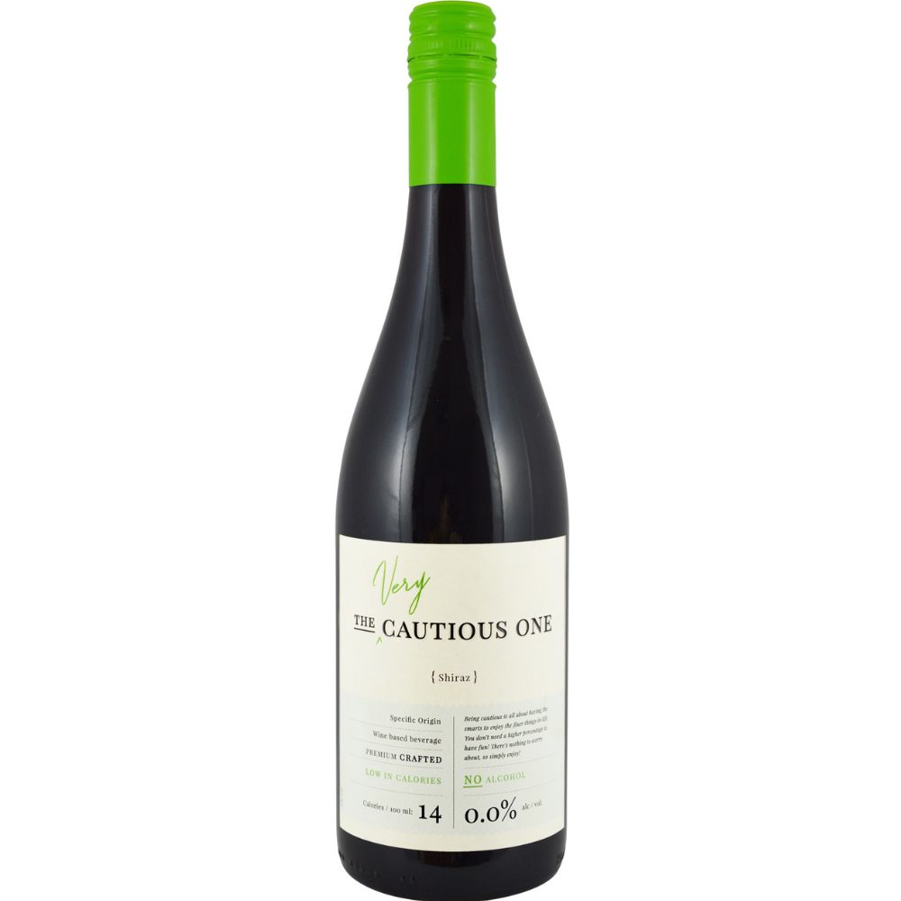 Wino The Very Cautious One Shiraz 0% czerwone wytrawne 750 ml