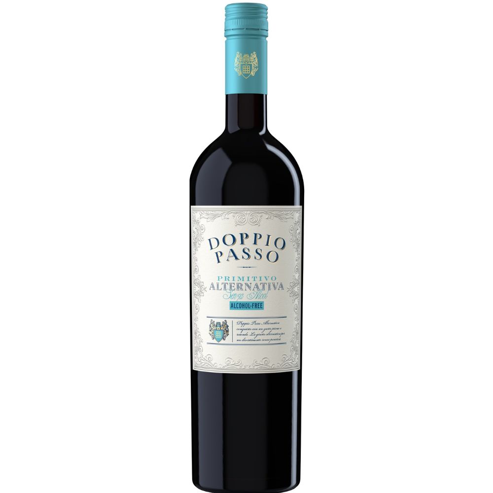 Wino Doppio Passo Primitivo Alternativa 0% czerwone wytrawne 750 ml