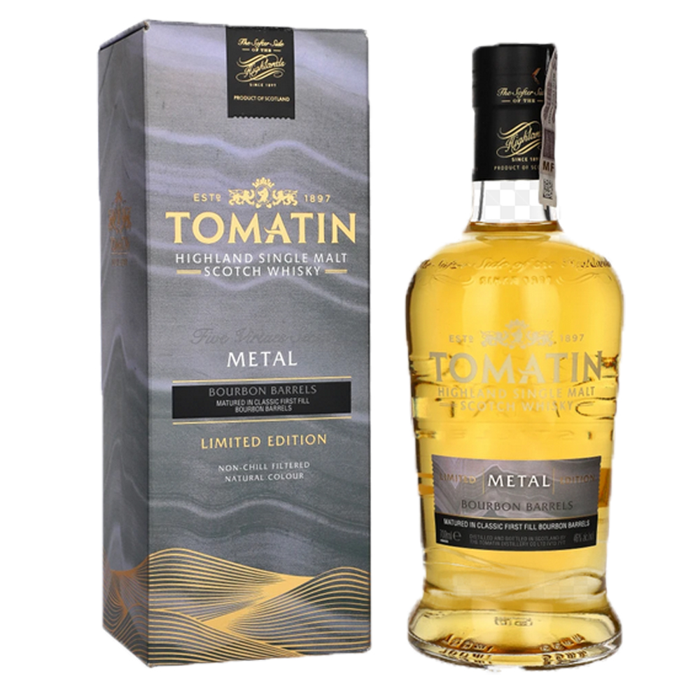 Whisky Tomatin The Five Virtues Metal 46% 700 ml kartonik