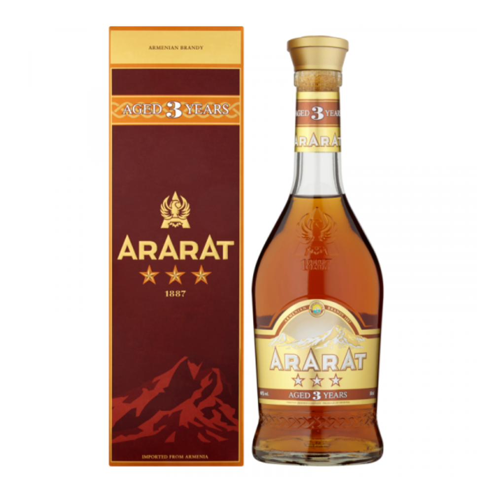 Brandy Ararat 3 YO 40% 500 ml kartonik