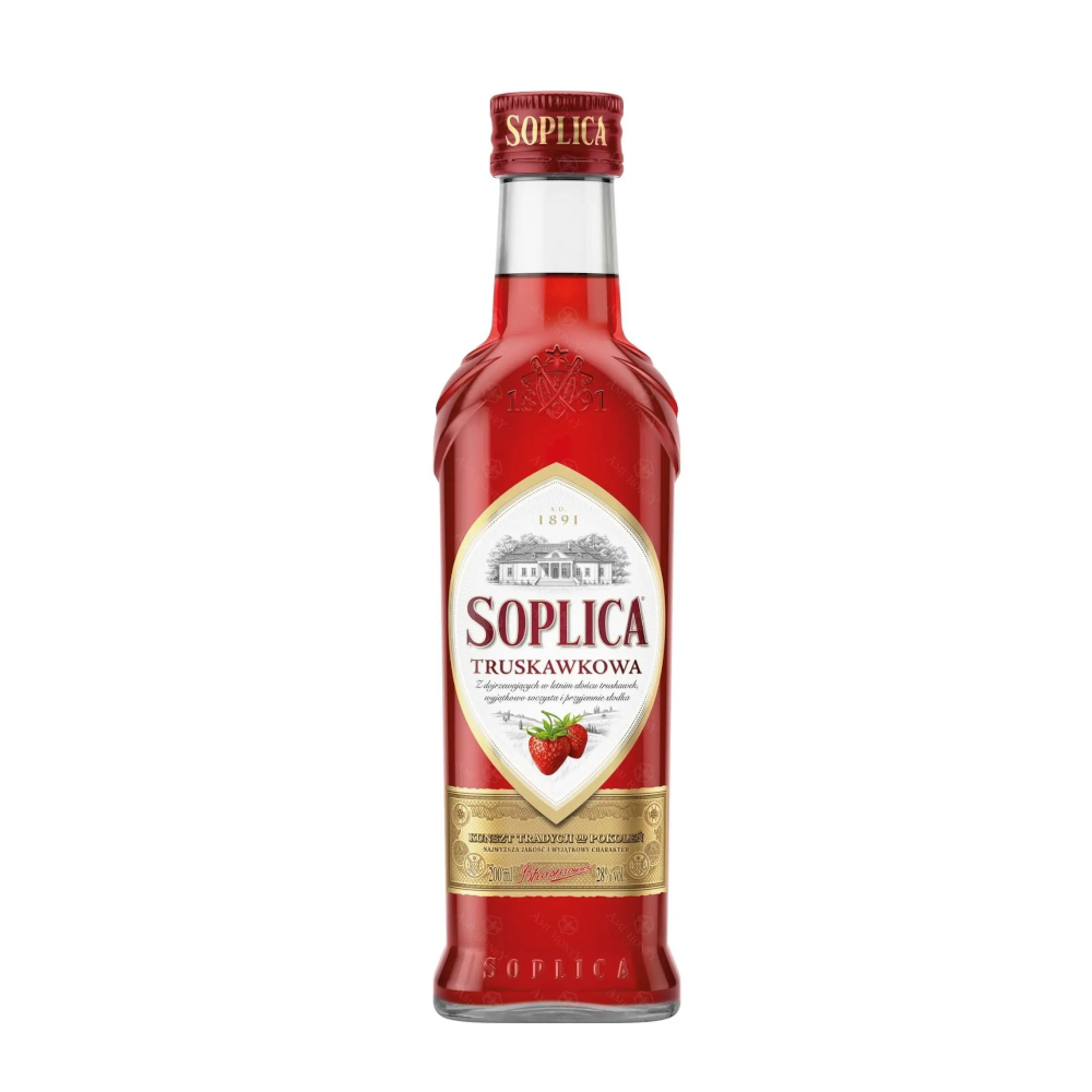 Wódka Soplica Truskawkowa 28% 200 ml