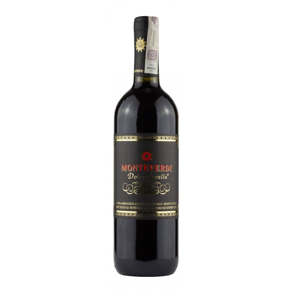 Wino Monteverdi Dolce Novella 10% czerwone półsłodkie 750 ml