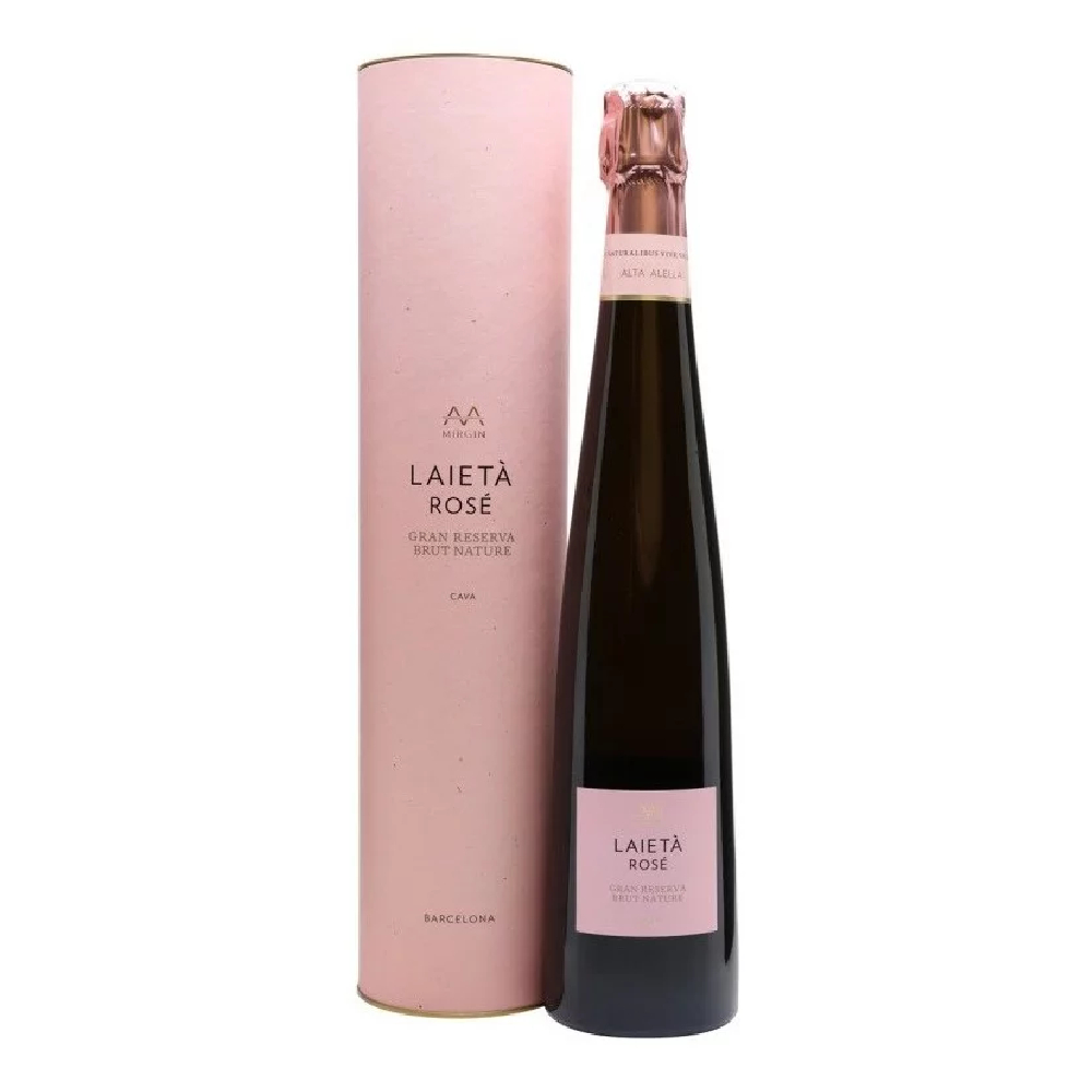Wino Laieta Rose Gran Reserva Brut Nature 2019 12% różowe wytrawne 750 ml