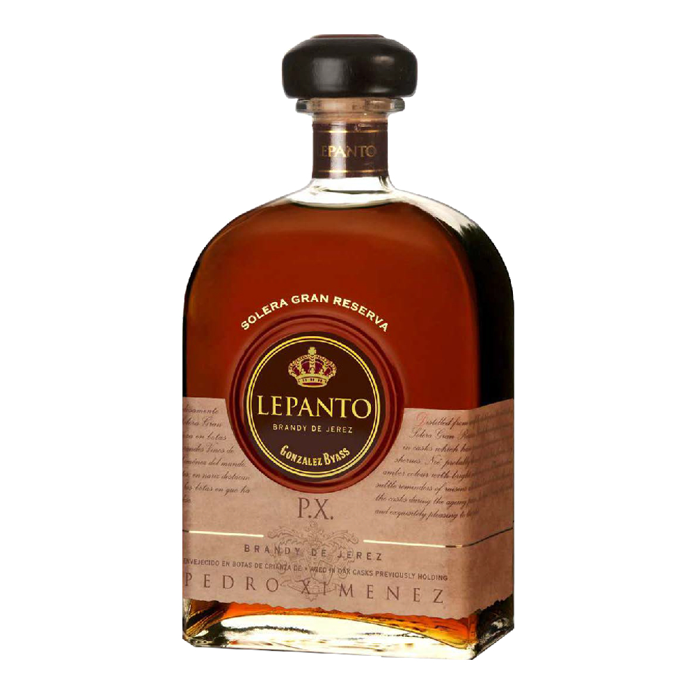Brandy de Jerez Lepanto Pedro Ximenez Solera Gran Reserva 36% 700 ml