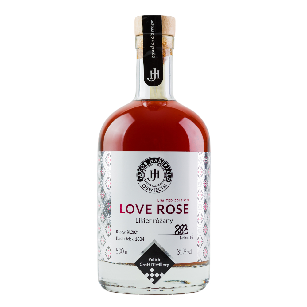Likier Jakob Haberfeld LIMIT LOVE ROSE 35% 500 ml
