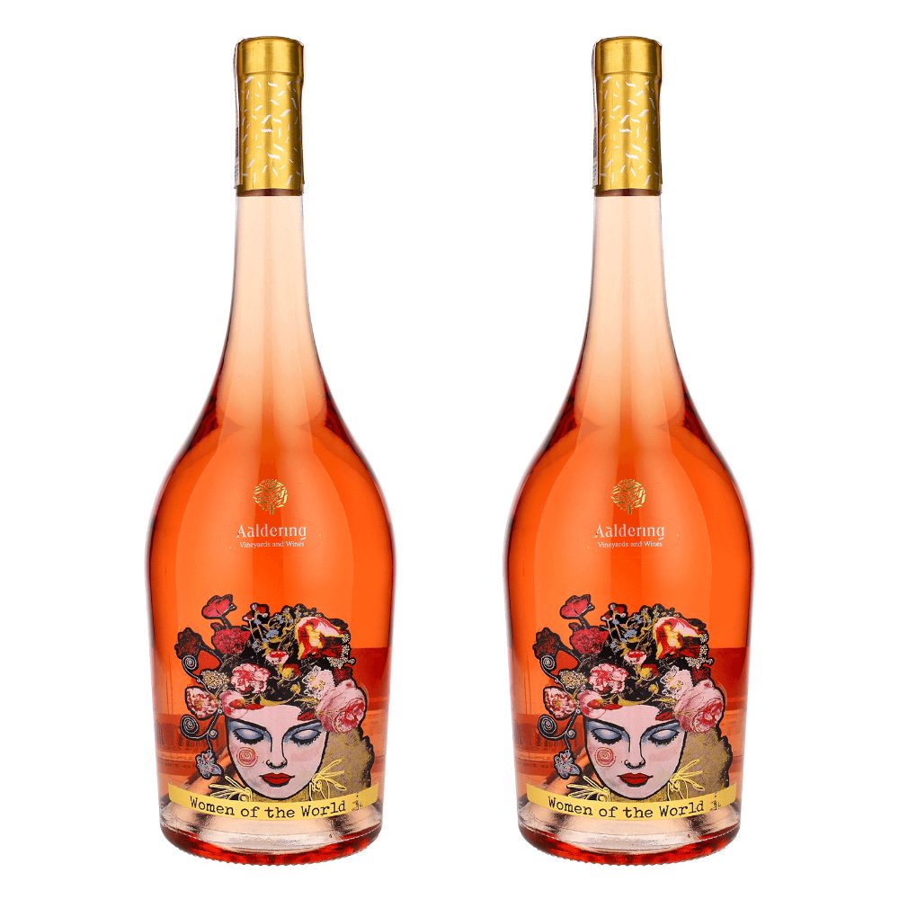 Wino Aaldering Pinotage rose 2021 14,5% różowe wytrawne 2 x 1,5 L