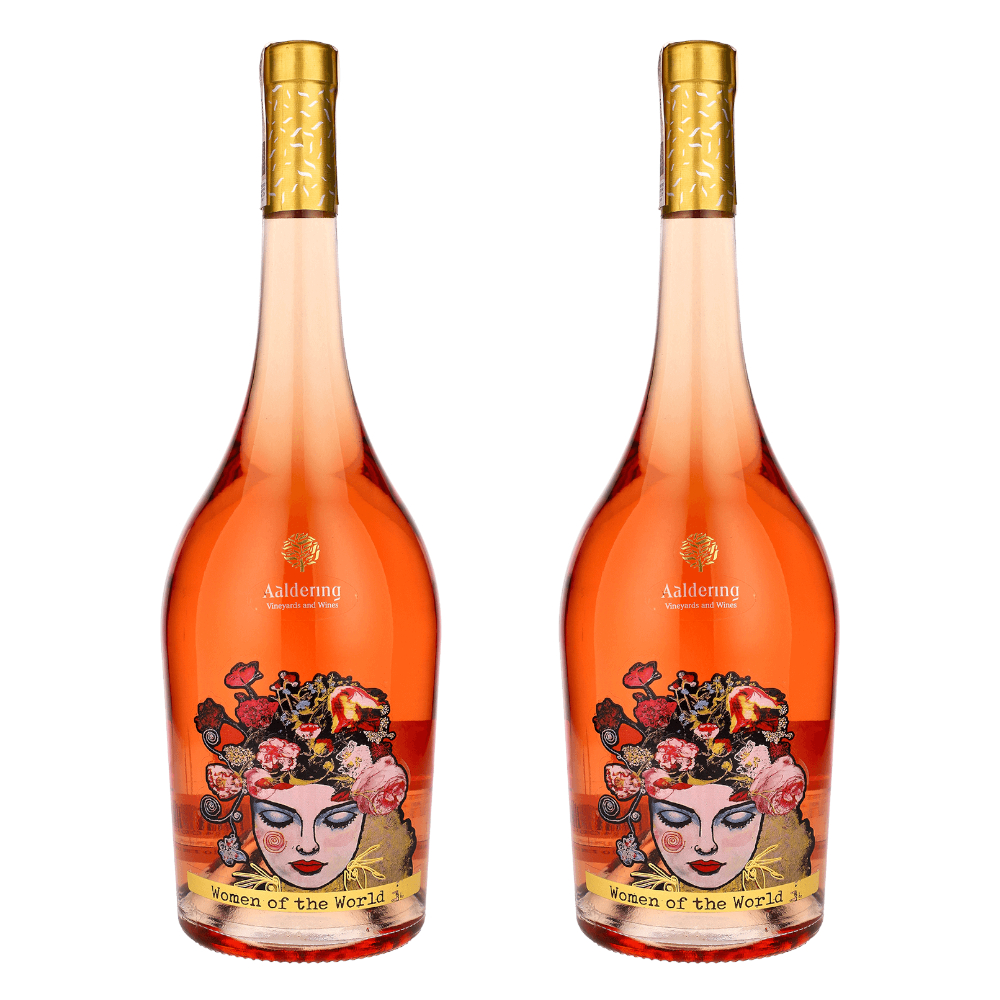 Wino Aaldering Pinotage rose 2021 14,5% różowe wytrawne 2 x 1,5 L