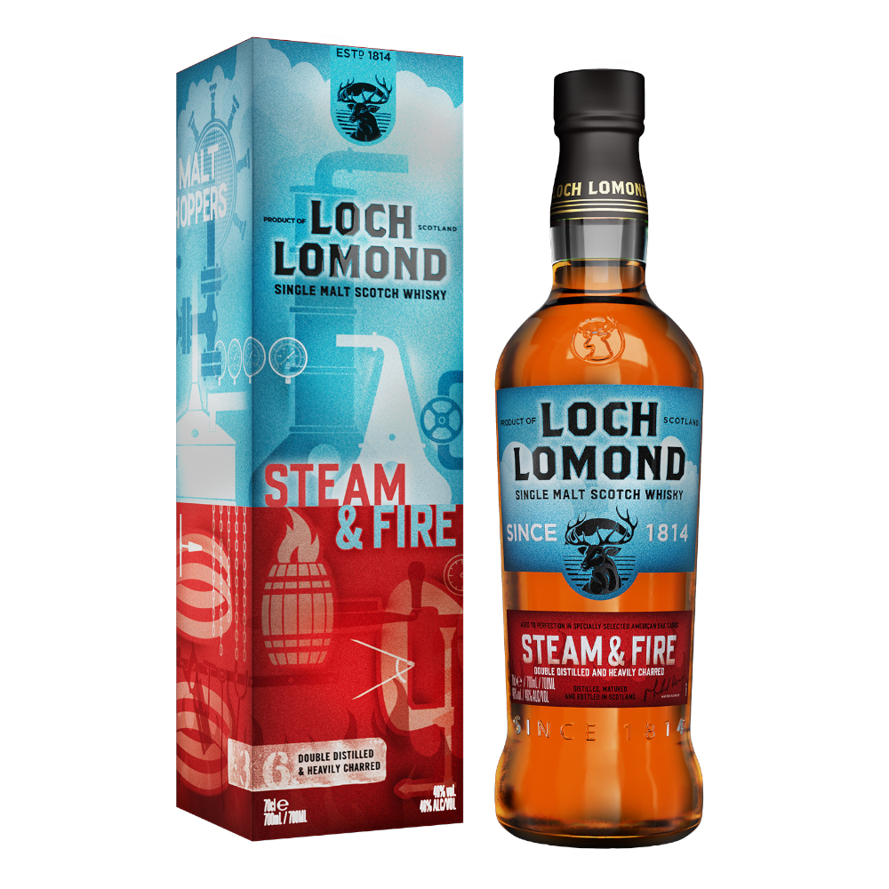 Whisky Loch Lomond Steam & Fire 40% 700 ml Kartonik