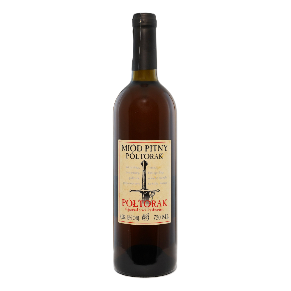 Miód pitny półtorak "Półtorak" 16% 750 ml butelka szklana