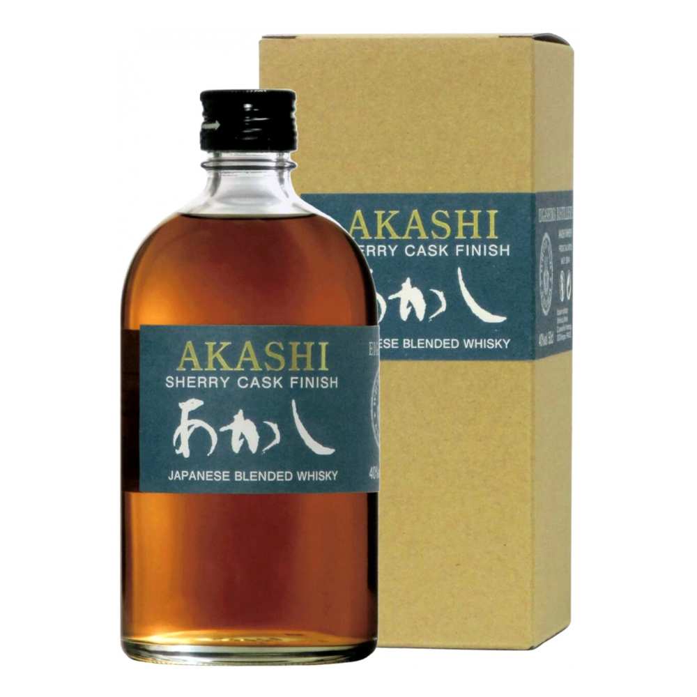 Whisky Akashi Japanese Blended Sherry Cask 40% 500 ml kartonik