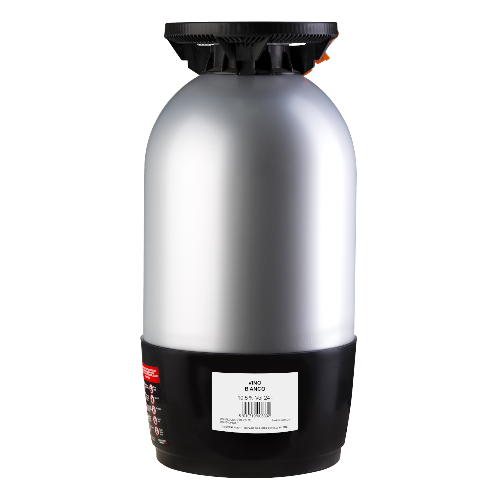 Wino Vino Bianco Frizzante 11% białe półwytrawne 24 l keg