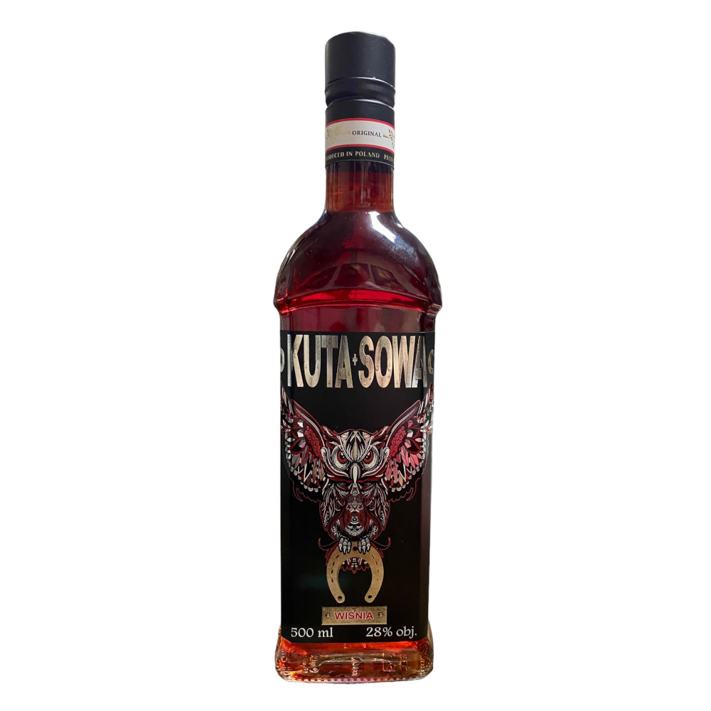 Wódka Kuta Sowa Wiśniowa 28% 500 ml