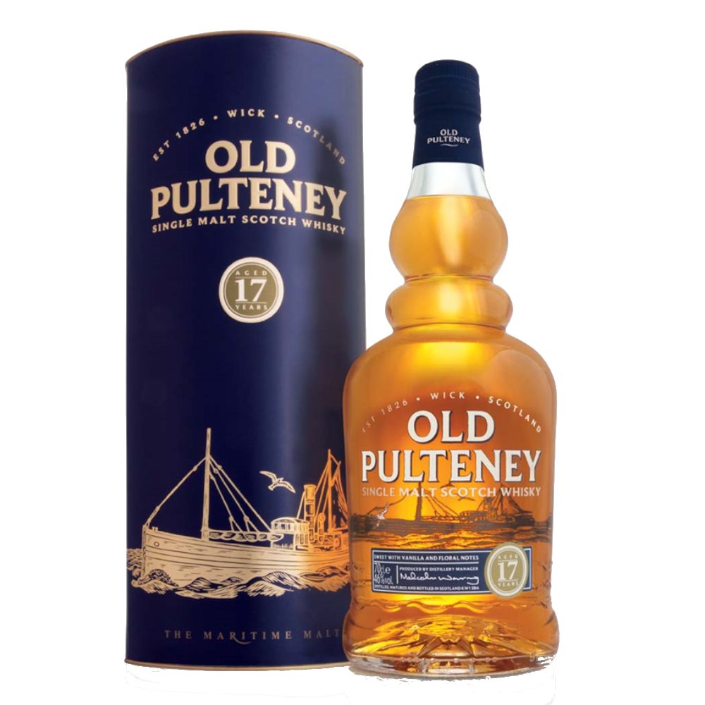 Whisky Old Pulteney 17 YO 46% 700 ml Tuba