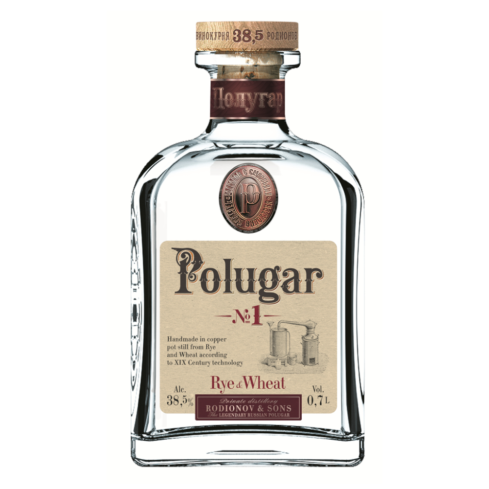Wódka Polugar nr1 Żyto i Pszenica 38,5% 500 ml