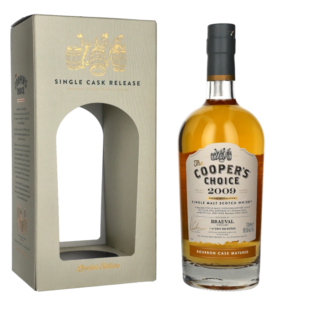 Whisky Coopers Choise Braeval 13 YO 2009 58,5% 700 ml kartonik