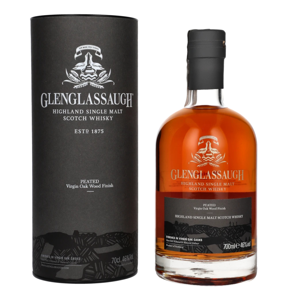 Whisky Glenglassaugh Peat Virgin 46% 700 ml tuba