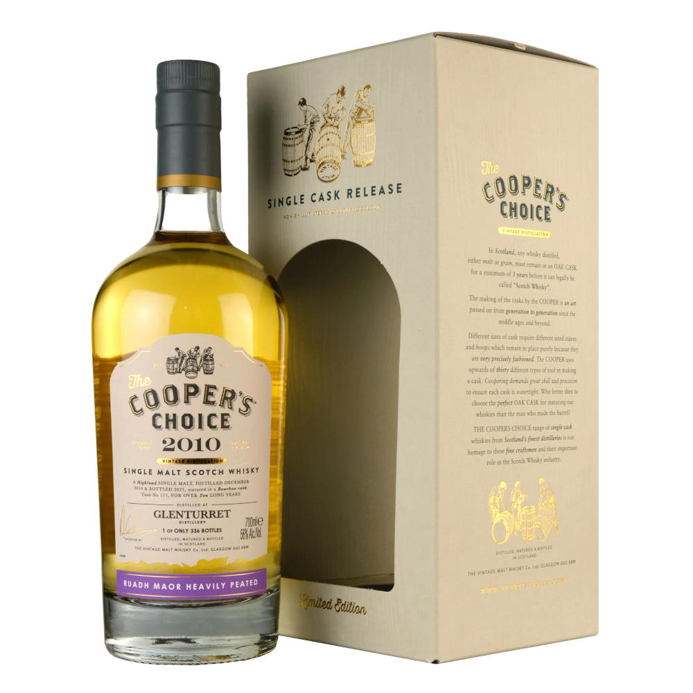 Whisky Cooper's Choice Glenturret 58% 700 ml kartonik