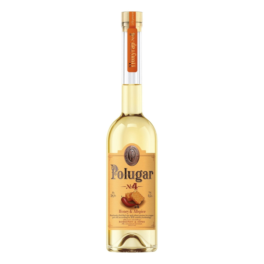 Wódka Polugar Nr.4 Miód i Ziele Angielskie 38,5% 500 ml